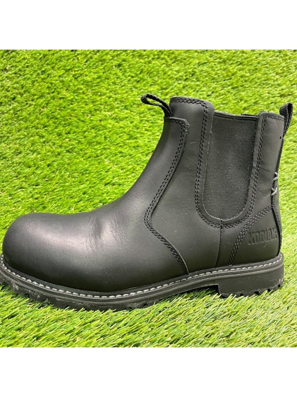 Kodiak Bralorne Womens Size 8M Black Composite Toe Safety Work Chelsea Boots - Picture 3 of 11